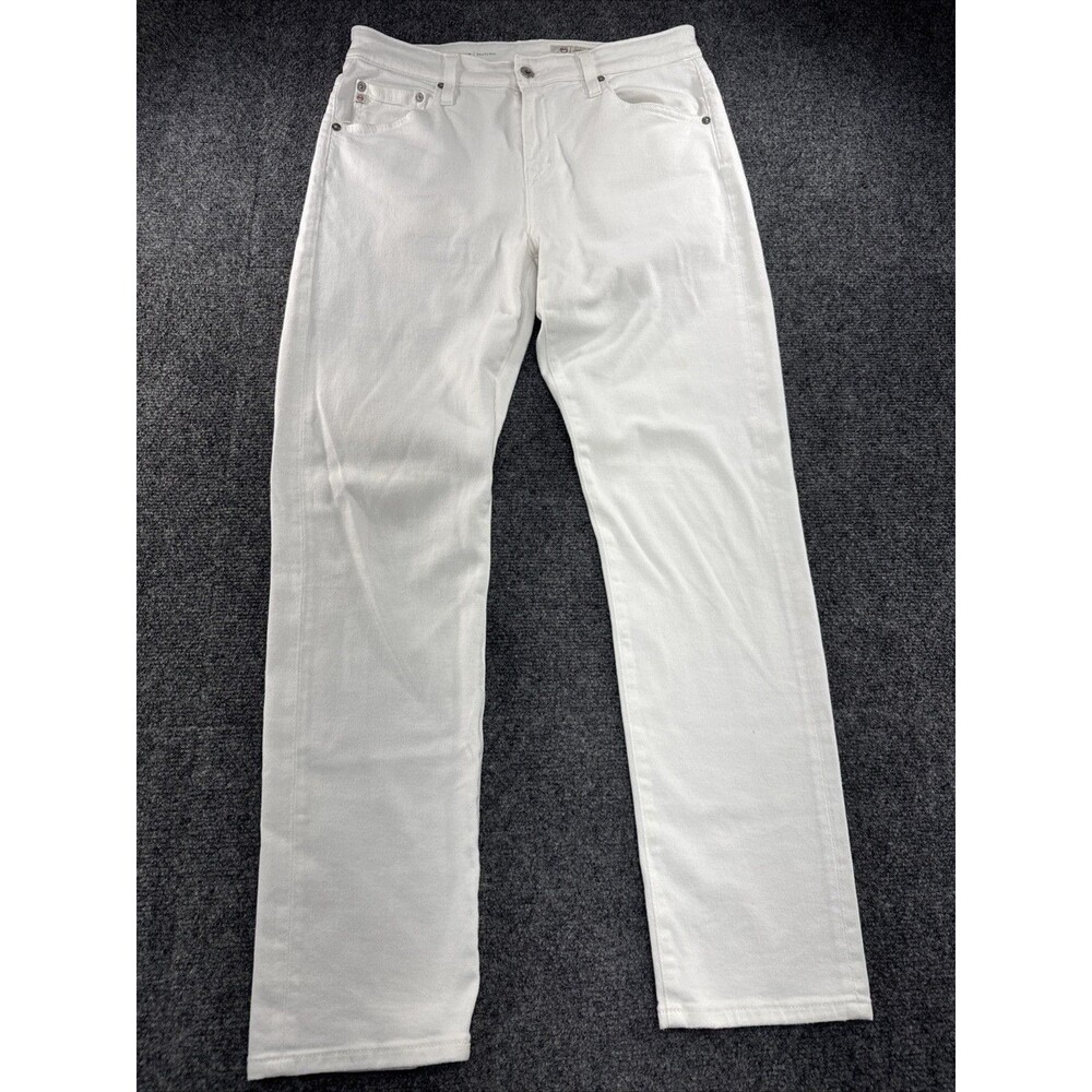 AG Ex-Boyfriend Jeans Women 28R White Slouchy Slim Designer Denim